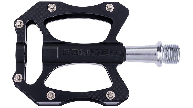 CONTEC Pedal Blade 9/16 Zoll schwarz/silber