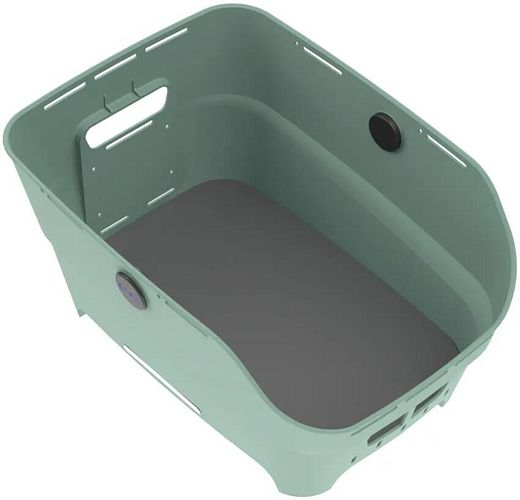 Basil Cento Neo WSL Schultaschenkorb grün,silber