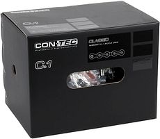 CONTEC Kette Classic Singlespeed 1/2" x 1/8" schwarz