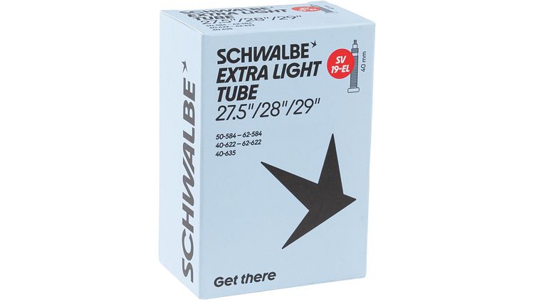 Schwalbe Schlauch Nr.19-EL Extralight Sclaverandventil 27,5/28/29 Zoll