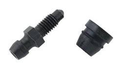 Brembo Bremsenentlüftungsschraube M6, Länge 15 mm, mit Kappe, schwarz, Bremsenentlüftungsschraube