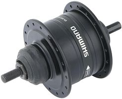 Shimano Nabendynamo DH-3D37 32 Loch schwarz Vollachse