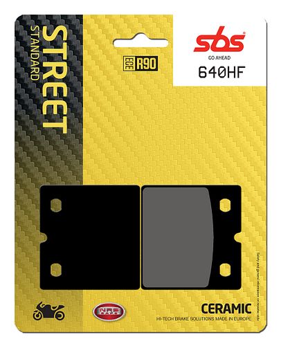 SBS Bremsbelag 640HF Street Ceramic