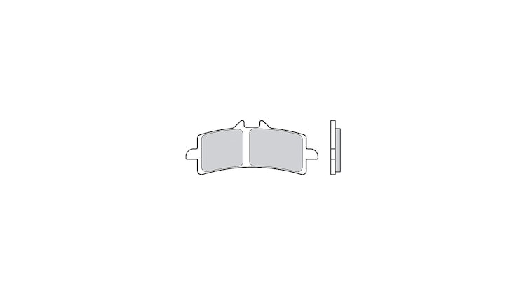 Brembo Bremsbelag Typ LA, Sintermetall, Bremsbelag "07BB37"
