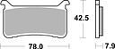 Vorschaubild SBS Bremsbelag 947SP Street Upgrade Evo Sinter