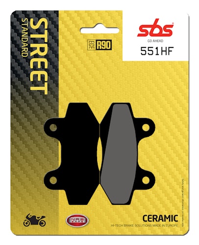 SBS Bremsbelag 551HF Street Ceramic