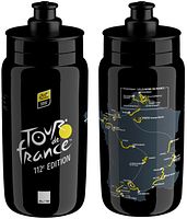 Elite Trinkflasche Fly Tour de France schwarz
