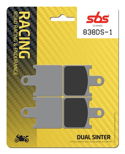 SBS Bremsbelag 838DS-1 Road Racing Endurance (Giftiger Biss)