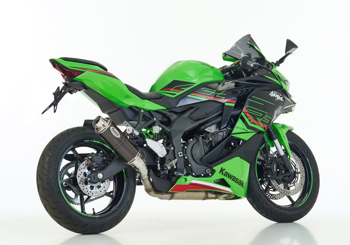 HURRIC Slip on Ersatzdämpfer Supersport für KAWASAKI ZX-4R / SE / RR