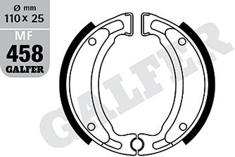 Galfer Bremsbacke MF458