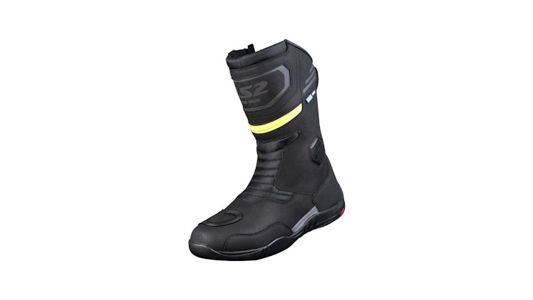 LS2 Stiefel Goby Lady WP Black-Red Gr. 38