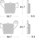 Vorschaubild SBS Bremsbelag 777HF Street Ceramic