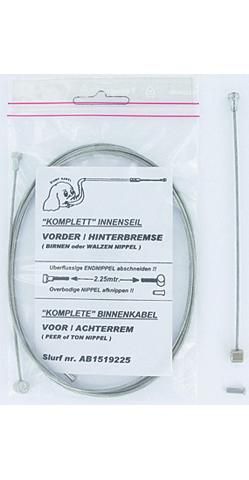 Slurf Bremsinnenzug AB1519225/AB1519225RVS 2250 mm silber Stahl
