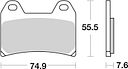 Vorschaubild SBS Bremsbelag 727HF Street Ceramic