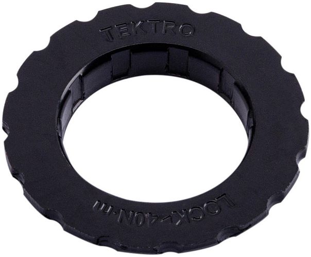 Tektro Verschlussring Center Lock schwarz passend für Steckachse