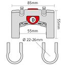 Vorschaubild KLICKfix Lenkeradapter KLICKfix mit Schloss
