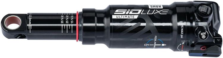 RockShox Federbein SIDLuxe Ultimate 3P 165 mm schwarz 42,5"