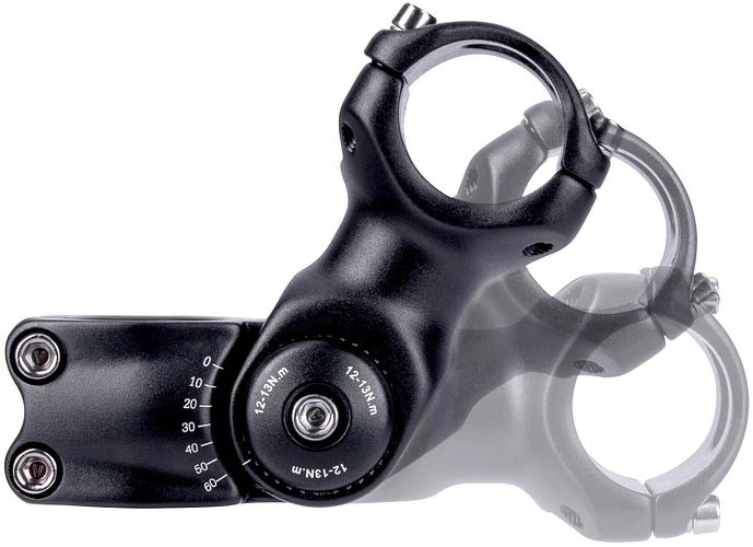 CONTEC Vorbau Lida 110 mm schwarz 110 mm lang, 25, 4 mm Lenkerklemmung