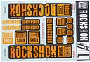 Vorschaubild RockShox Dekor Set für Dual Crown Federgabel 35 mm schwarz,orange