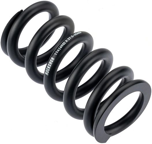 RockShox Feder 114 mm 650 lb schwarz