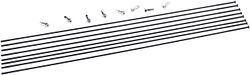 Fulcrum Speichensatz 286 mm schwarz 286,0 (8 St.), passend für Red Power 27
