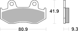 SBS Scooterbelag 125HF Street Ceramic