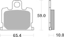 Vorschaubild SBS Bremsbelag 547DCC Road Racing Classic Dual Carbon