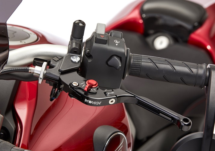 PROTECH  Hebel Kupplungshebel Sport Alu & Stahl Rot/Schwarz für HONDA CB600 Hornet, CBF600N,  CBF600S