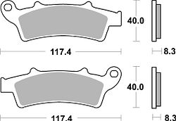 SBS Scooterbelag 159HF Street Ceramic