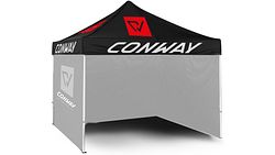 Conway Präsentationszelt 3 x 3 m schwarz