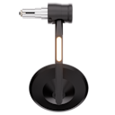 Vorschaubild HIGHSIDER pro Lenkerendenspiegel Montana-RIM Schwarz Mit LED Blinker (1Stck.)