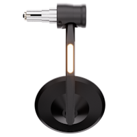 HIGHSIDER pro Lenkerendenspiegel Montana-RIM Schwarz Mit LED Blinker (1Stck.)