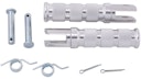 Vorschaubild Vicma Fußraste chrom, Fußraste "601" Paar, Gesamtlänge 11 cm, Breite 2, 0 cm, Ø Befestigungsbolzen 8 mm