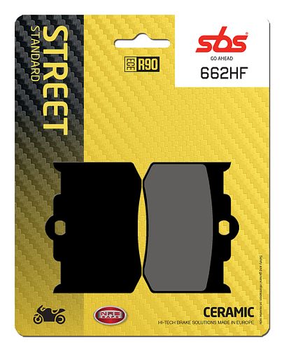 SBS Bremsbelag 662H.HF Street High Power Ceramic