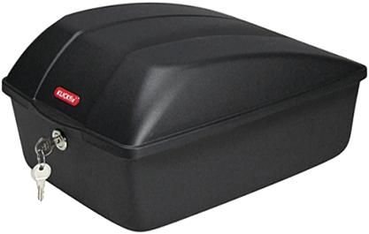Rixen & Kaul Gepäckträgerbox 12 l schwarz KlickFix inkl. Kupplung für Racktime Träger