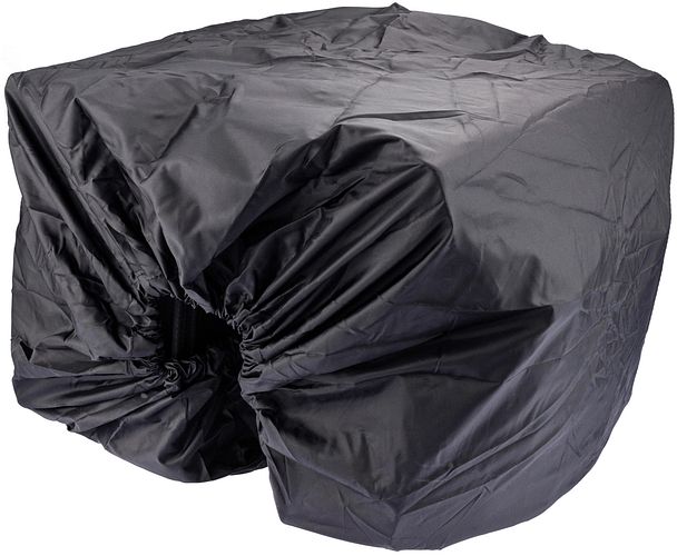 Haberland Regenschutzhaube für Doppeltaschen schwarz