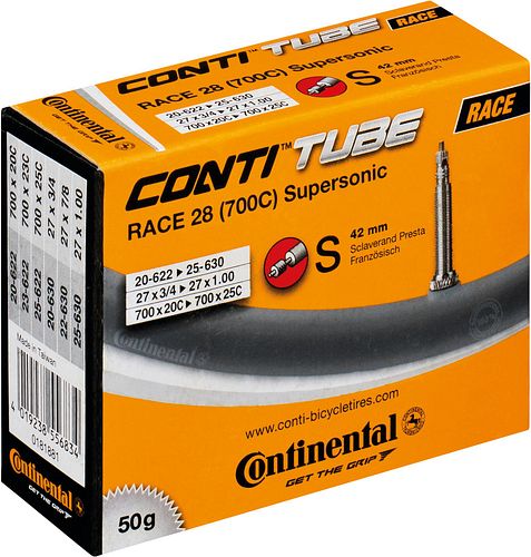 Continental Schlauch Race Supersonic 28 Zoll schwarz