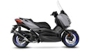 Vorschaubild LeoVince Komplettanlage Edelstahl SBK NERO 1/1 für YAMAHA X-MAX 125/TECH MAX mit Katalysator