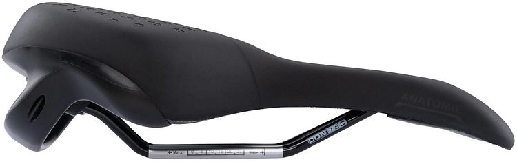 CONTEC Sattel Anatomic schwarz mitte Maße (L x B) 279 x 179 mm