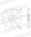 Vorschaubild Supersprox Ritzel 525 14Z