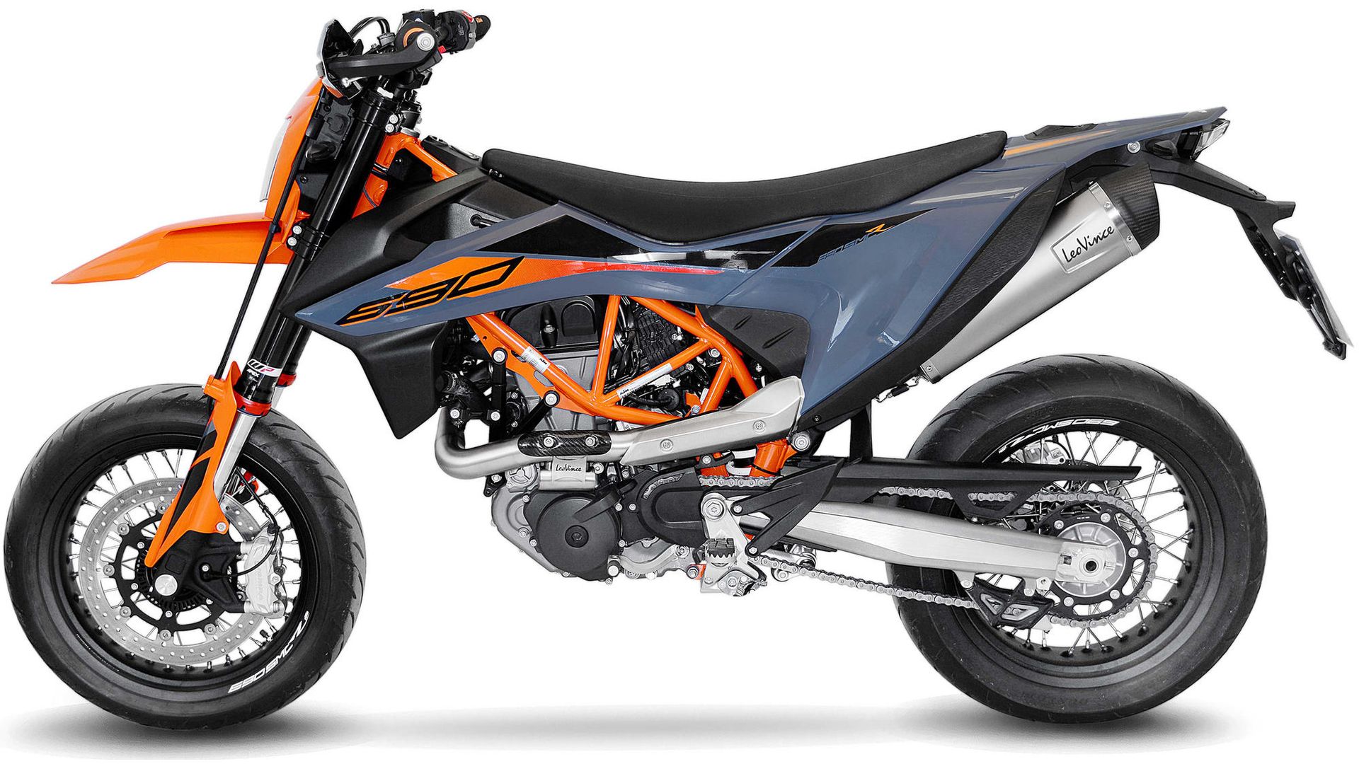 LeoVince Komplettanlage Edelstahl SBK LV ONE EVO für KTM 690 SMC R / ENDURO / GAS GAS ES/SM 700 mit Katalysator