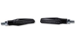 HIGHSIDER smart Stix LED Blinker Gehäuse Schwarz / Linse Klar (Paar), Vorn & Hinten