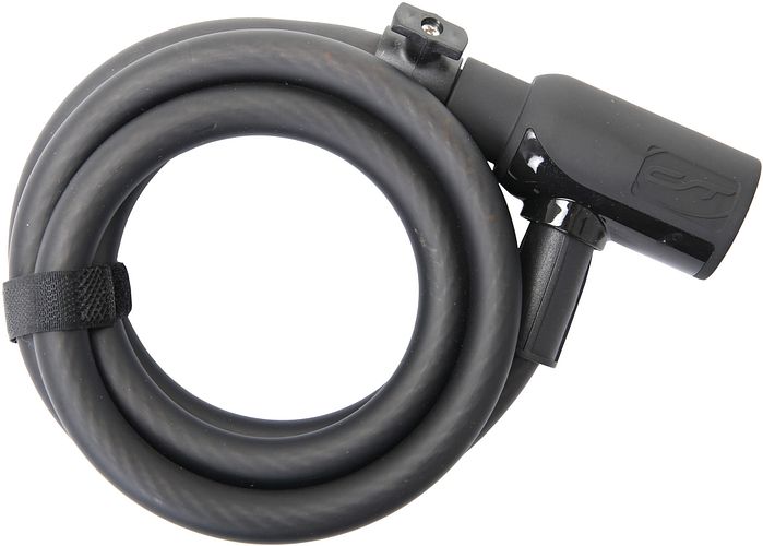 CONTEC Spiralkabelschloss PowerLoc schwarz