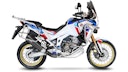 Vorschaubild LeoVince SLIP-ON Edelstahl SBK LV-12 Schwarz für HONDA CRF 1100 L AFRICA TWIN/ADVENTURE SPORT/DCT