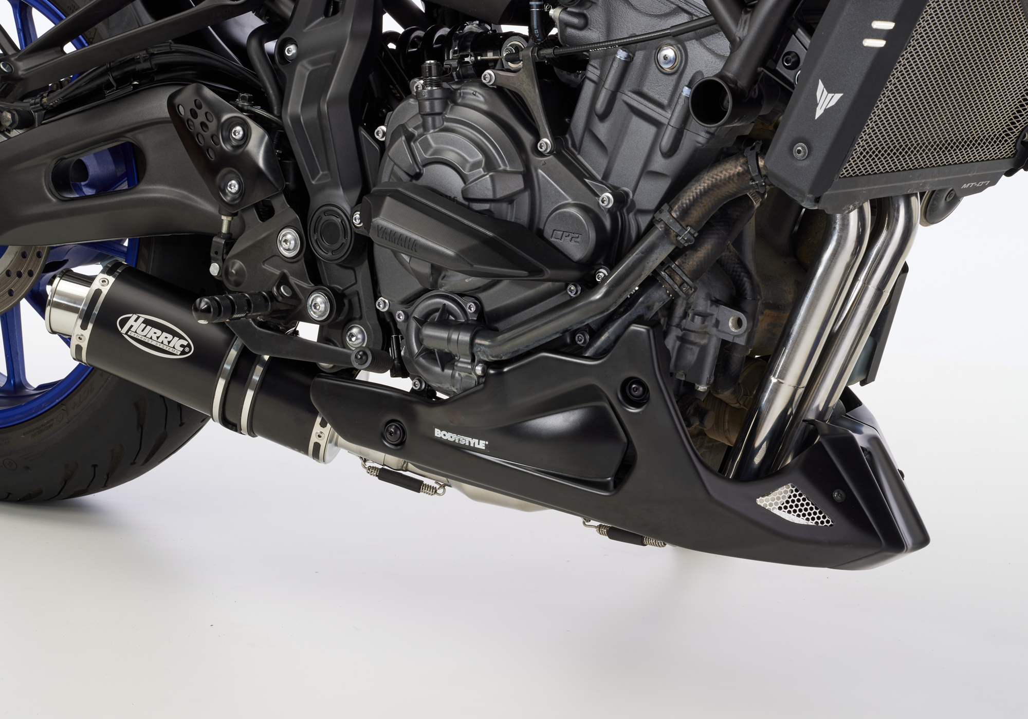 BODYSTYLE Sportsline Bugspoiler ABS Kunststoff schwarz für YAMAHA XSR700 / XTribute / Legacy 