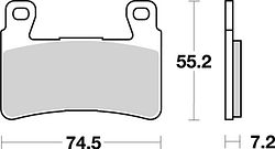 SBS Bremsbelag 734HS Street Sinter