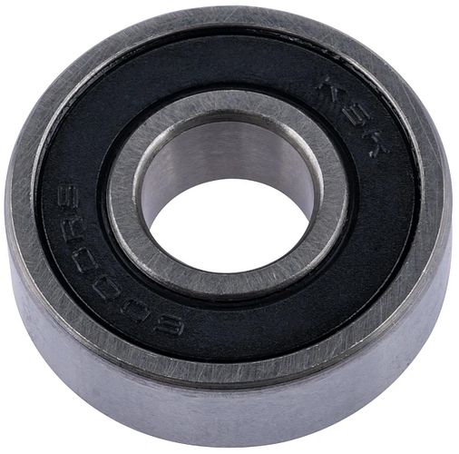 Elvedes Kugellager 6000 2RS Ø 10 x Ø 26 x 8 mm silber