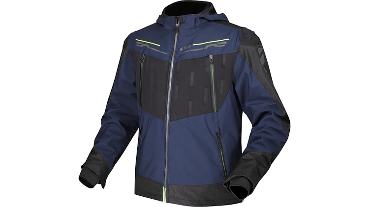 LS2 Zirconium Jacke Blau / Schwarz / Neongelb Herren Gr.xl