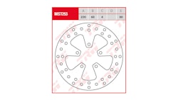 TRW Bremsscheibe MST253