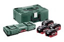 Vorschaubild Metabo Basic-Set 4x LiHD 5.5Ah ASC 145 DUO + ML